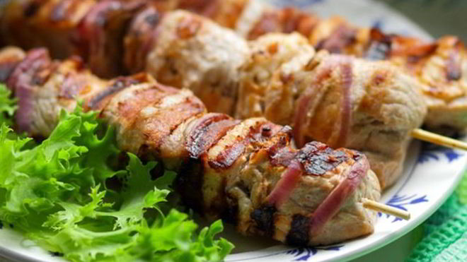 Рецепт Шашлык из свиной шейки в сладком маринаде