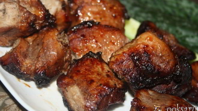 Рецепт Шашлык из свиной вырезки в квасе