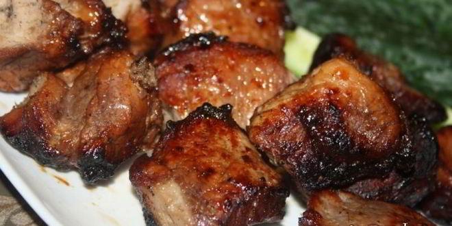 Рецепт шашлык из свиной вырезки в квасе