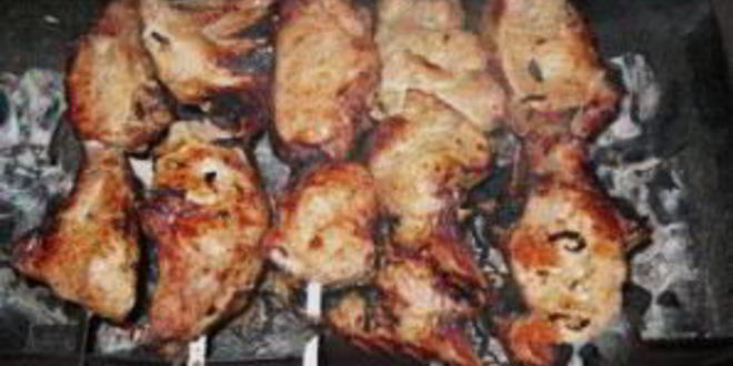 Рецепт шашлык из телятины на косточке