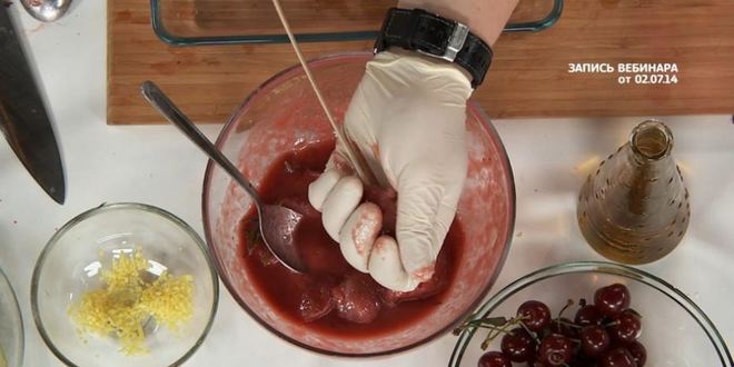 Рецепт шашлык из вишневого поросенка с розмарином