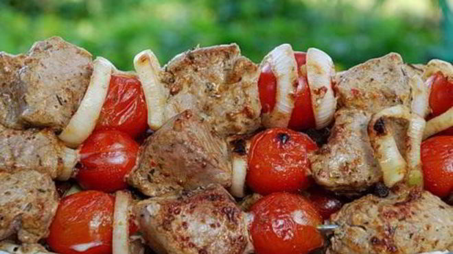 Рецепт Шашлык маринованный в уксусе