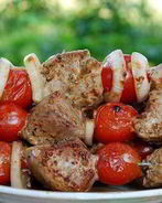 Шашлык маринованный в уксусе