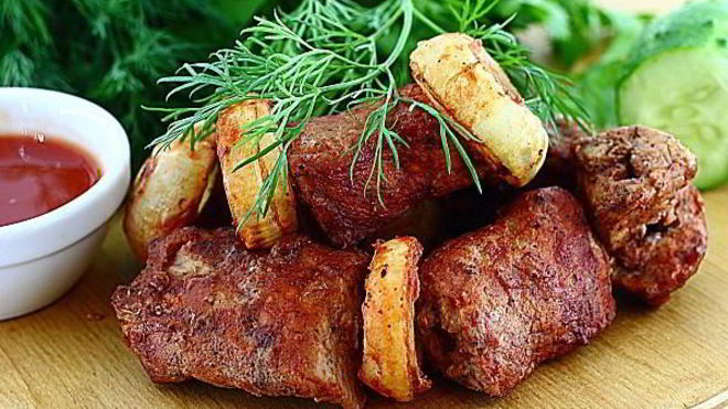 Рецепт Шашлык на гриле в томатном соке