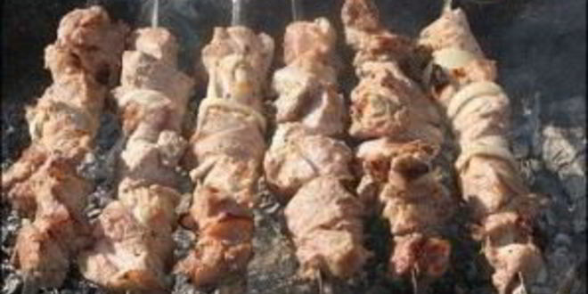Рецепт шашлык на кефире