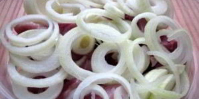 Рецепт шашлык на сковороде из свинины