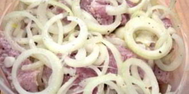 Рецепт шашлык на сковороде из свинины