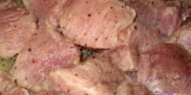 Рецепт шашлык на сковороде из свинины