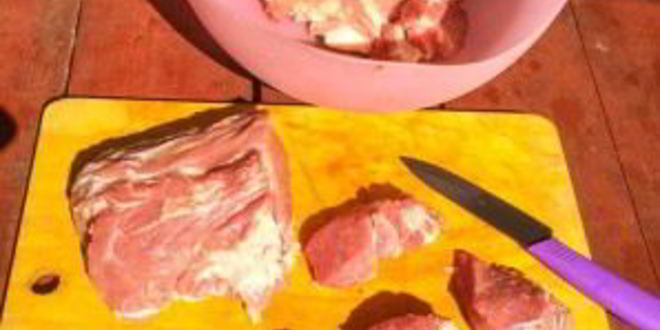 Рецепт шашлык под водку