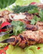 Шашлык с киви