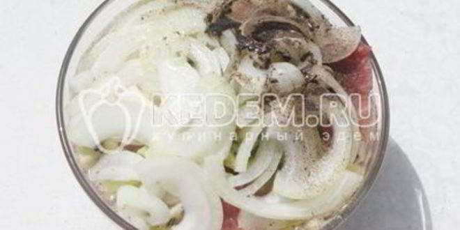 Рецепт шашлык с киви