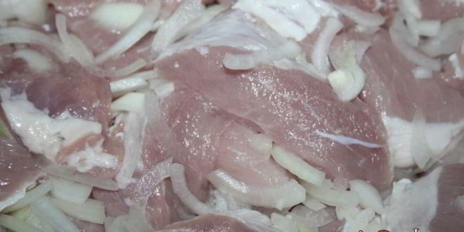 Рецепт шашлык сочный в луковом маринаде