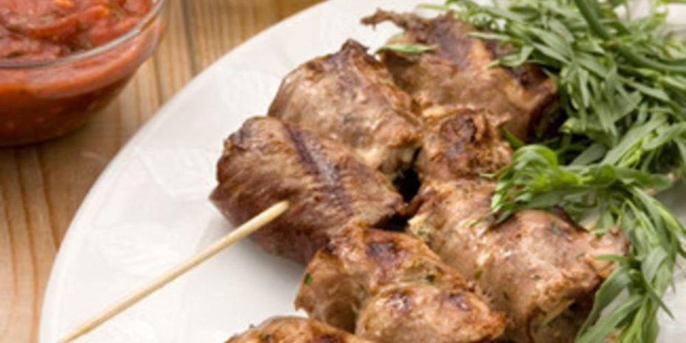 Рецепт печеночный шашлык