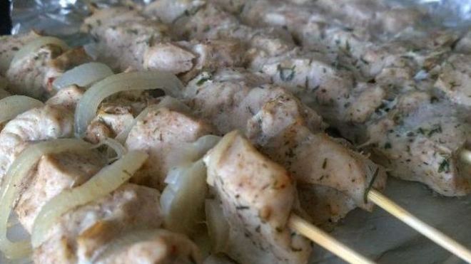 Рецепт Шашлык в фольге в духовке