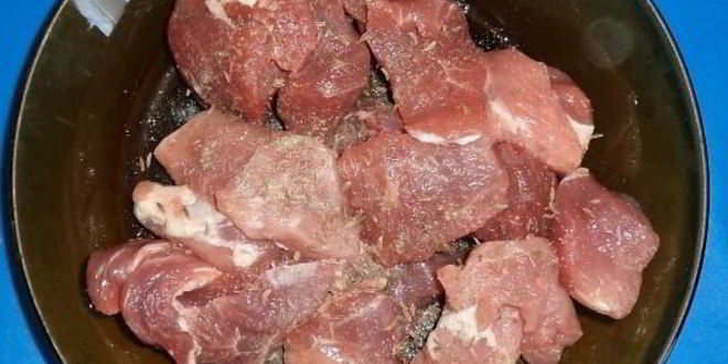 Рецепт шашлык в микроволновке