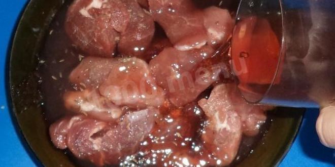 Рецепт шашлык в микроволновке