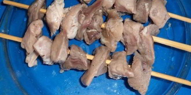 Рецепт шашлык в микроволновке