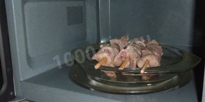 Рецепт шашлык в микроволновке