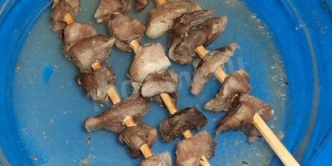 Рецепт шашлык в микроволновке