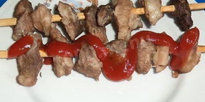 Рецепт шашлык в микроволновке