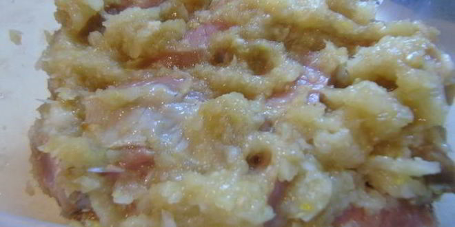 Рецепт шашлык в терияки и луке