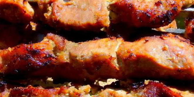 Рецепт шашлык в терияки и луке