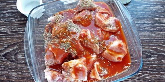 Рецепт шашлык в томатном соке