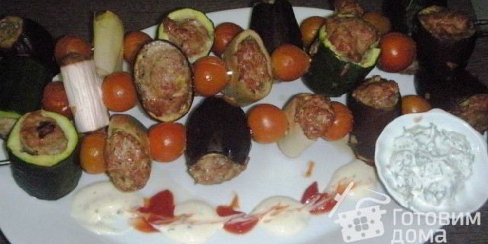 Рецепт шашлыки с соусом