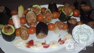 Рецепт Шашлыки фаршированные Пикничок