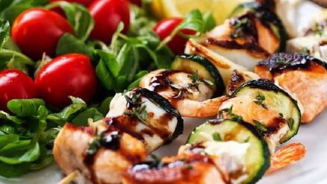 Рецепт Шашлыки из морепродуктов