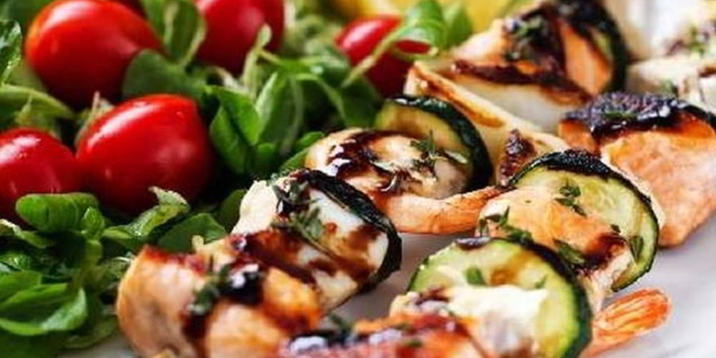 Как приготовить шашлыки из морепродуктов