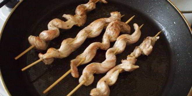 Рецепт шашлыки с соусом