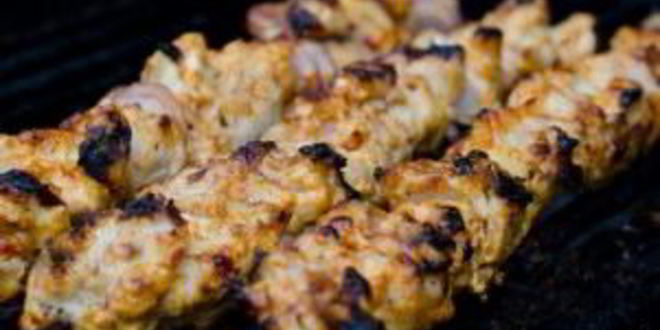 Рецепт сочный шашлык из куриной грудки