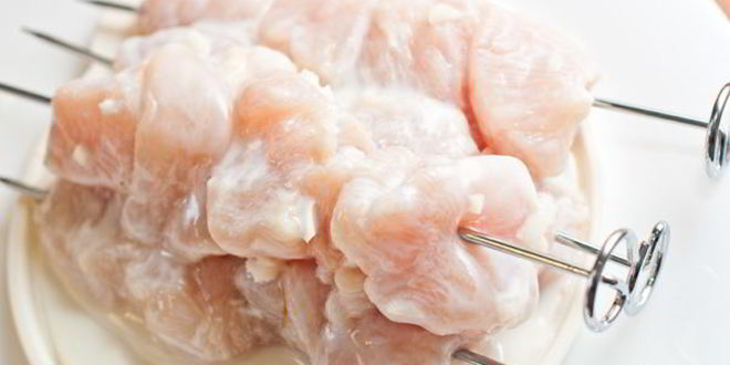 Рецепт сочные шашлычки из куриной грудки