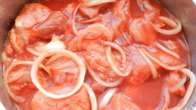 Рецепт Вкусный маринад для шашлыка из свинины