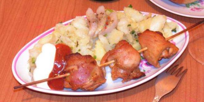 Рецепт зимний шашлычок