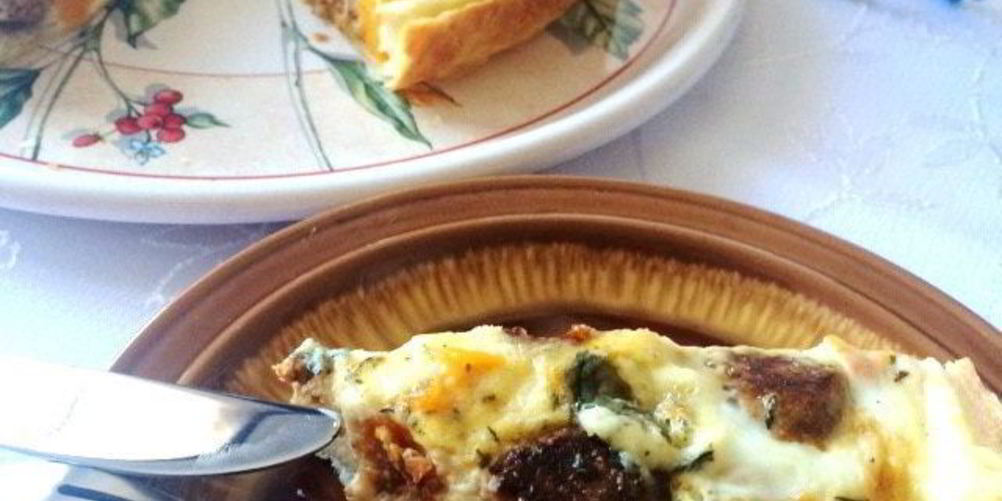 Как приготовить киш с тефтелями, тыквой и сыром дор блю