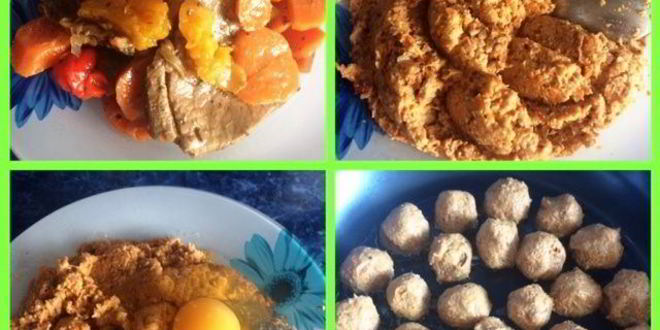 Рецепт киш с тефтелями, тыквой и сыром дор блю