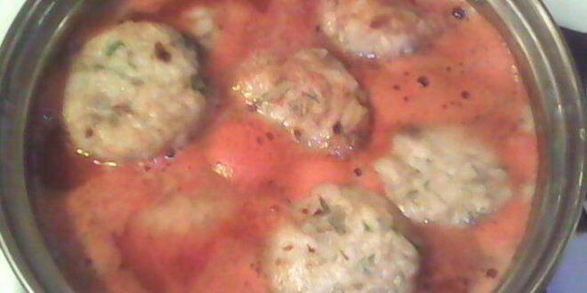 Рецепт курино-грибные тефтельки в томатном соусе