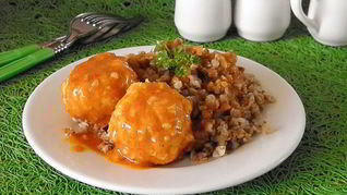 Рецепт Куриные тефтели с подливкой