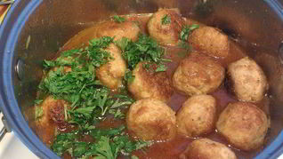 Рецепт Куриные тефтели с тыквой