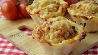 Рецепт Куриные тефтельки в картофельных корзиночках