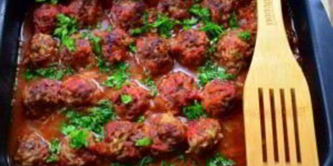 Рецепт мясные тефтели ностальгия с рисом в томатном соусе