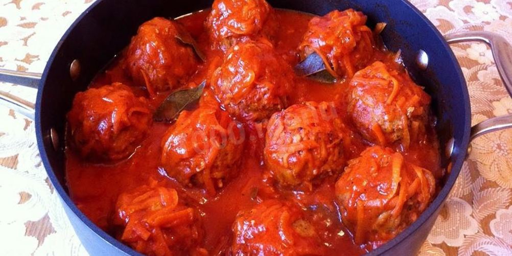 Рецепт тефтели с подливкой семь веселых нот