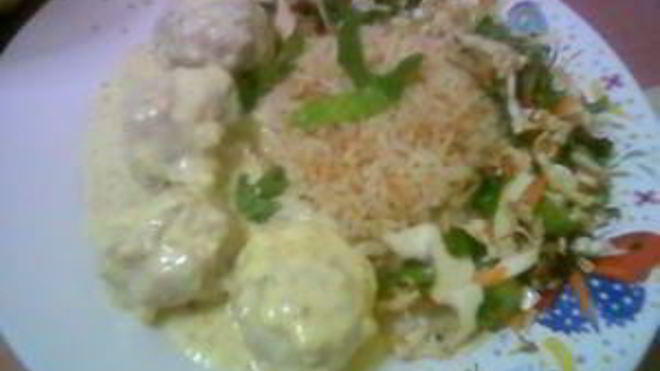 Рецепт Мясные тефтельки ежики