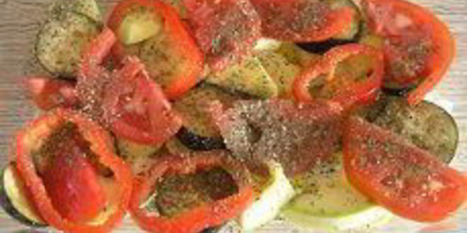 Рецепт тефтели по-гречески с запеченными овощами