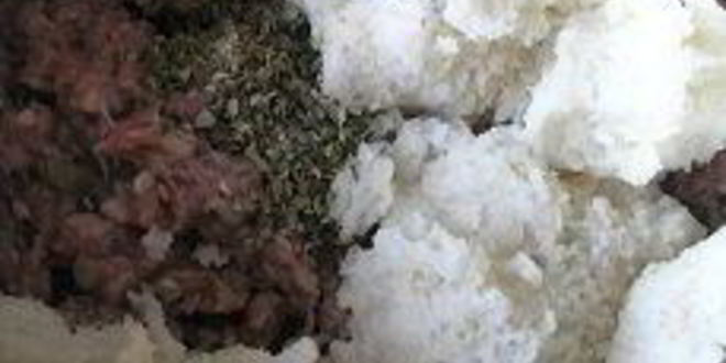 Рецепт тефтели по-гречески с запеченными овощами