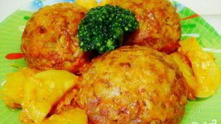 Рецепт Тефтели под соусом в духовке