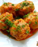 Тефтели рыбные в томатном соусе