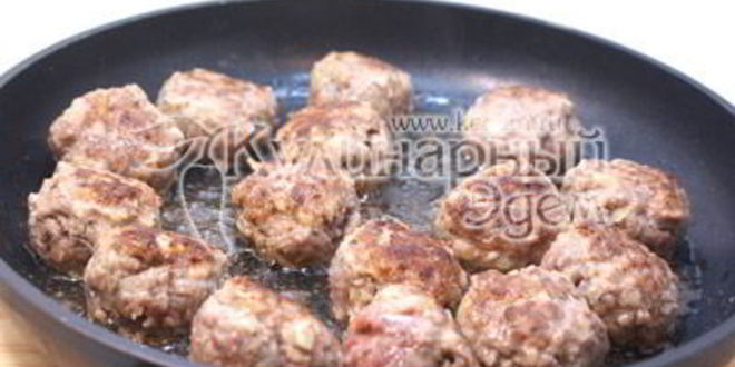 Рецепт тефтели с рисом и овощами